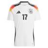 Original Fußballtrikot Deutschland Wirtz 17 Heimtrikot EURO 2024 Für Herren